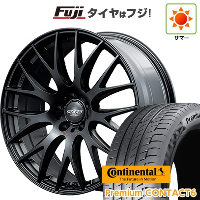 新品 40系アルファード用 夏タイヤ ホイール４本セット 245/40R21 CONTINENTAL プレミアムコンタクト6(特価限定) レイズ ホムラ 2X9PLUS 21インチ
