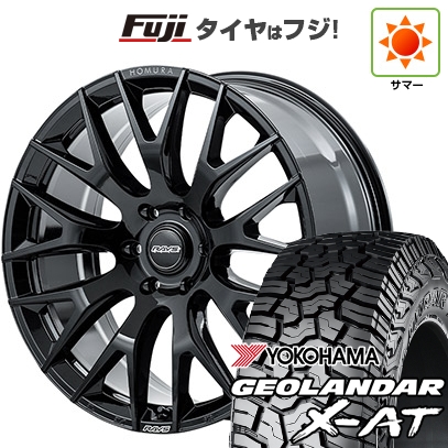 新品 ランクル300 夏タイヤ ホイール4本セット 285/55R20 ヨコハマ ジオランダー X-AT G016 RBL RAYS レイズ ホムラ 2X9R 9J 20インチ