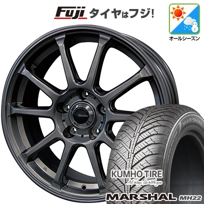 【新品国産車用5穴114.3】 | オールシーズンタイヤ ホイール4本セット | 215/65R16 | マーシャル MH22(限定) | テクノピア カリテス S316 | 6.5J 16インチ