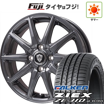 ZIEX 【新品国産5穴114.3車】 夏タイヤ ホイール4本セット 195