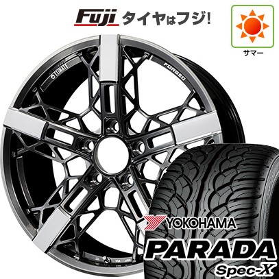 【新品】ランクル200 夏タイヤ ホイール４本セット 285/45R22 ヨコハマ PARADA Spec-X クライメイト テジャス 22インチ