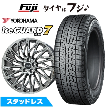 【新品】40系アルファード/ヴェルファイア用 スタッドレスタイヤ ホイール4本セット 245/45R20 ヨコハマ アイスガード7 セブンIG70 鳳凰(HOUOH) 20インチ