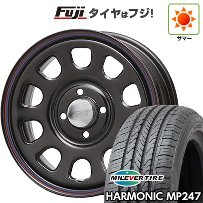 新品 軽自動車】 夏タイヤ ホイール4本セット 165/55R14 ミレバー 