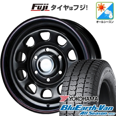 ハイエース等に　ヨコハマブルーアース　2020年製　195/80R15 ホイールは割とキレイ　インセット27 4本　サマータイヤ　値下げ！ BluEarth 【新品】ハイエース200系 オールシーズンタイヤ ホイール4本