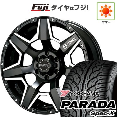 【新品国産車用 6穴139.7車】 夏タイヤ ホイール４本セット 285/50R20 ヨコハマ PARADA Spec-X クライメイト スワット  20インチ