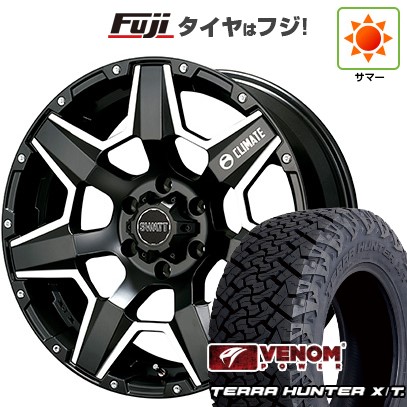 【新品】プラド 夏タイヤ ホイール4本セット 275/55R20 ヴェノムパワー テラハンターX/T2 BSW(限定) クライメイト スワット 20インチ