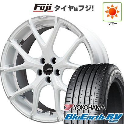 【パンク保証付き】【新品国産車用 5穴114.3車】 夏タイヤ ホイール4本セット 245/40R20 ヨコハマ ブルーアース RV-03 クライメイト SUW アリアLM-r 20インチ