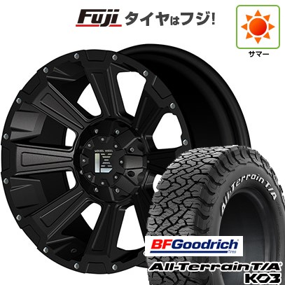 【新品国産車用 6穴139.7車】 夏タイヤ ホイール4本セット 285/70R17 BFグッドリッチ オールテレーンT/A KO3 RWL オフビート レクセル デスロック 17インチ