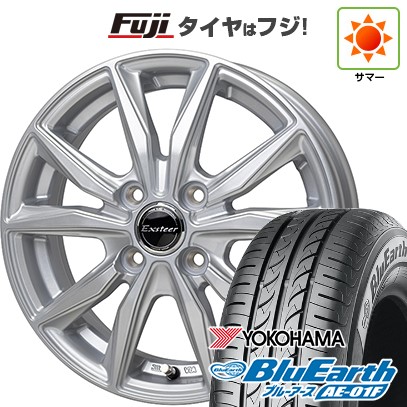 BluEarth 【新品国産車用 4穴100車】 夏タイヤ ホイール4本セット 185 