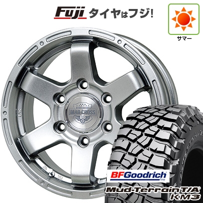 新品 ランクル300 夏タイヤ ホイール4本セット 275/65R18 BFグッドリッチ マッドテレーンT/A KM3 ホットスタッフ マッドクロス MC-76 ダーク 8J 18インチ
