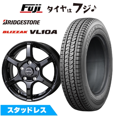値下げ　175 R14 8P　BS  ブリザック　鉄ホイールタイヤ4本　トラック　タウンエース 価格｜175R14 8PR BLIZZAK VL1 ブリヂストンタイヤ BRIDGESTONE
