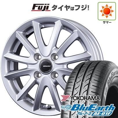 BluEarth 【新品国産4穴100車】 夏タイヤ ホイール4本セット 185