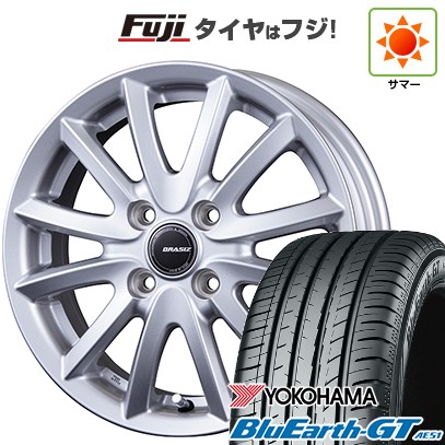 BluEarth 【新品国産車用 4穴100車】 夏タイヤ ホイール4本セット 185