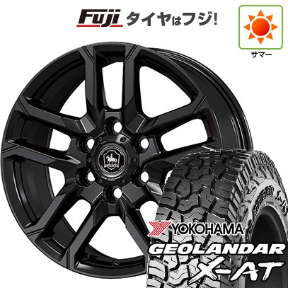 【新品国産車用 6穴139.7車】 夏タイヤ ホイール4本セット 265/65R18 ヨコハマ ジオランダー X-AT G016 コーセイ ベアロック バイソン 18インチ