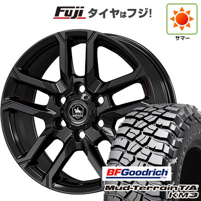 【新品国産車用 6穴139.7車】 夏タイヤ ホイール4本セット 35X12.5R17 BFグッドリッチ マッドテレーンT/A KM3 コーセイ ベアロック バイソン 17インチ