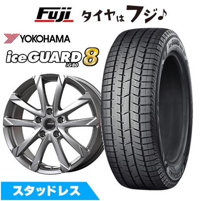 パンク保証付き 新品 40系アルファード/ヴェルファイア用 スタッドレスタイヤ ホイール4本セット 225/65R17 IG80 クレイシズ GC36F トヨタ用 6.5J 17インチ