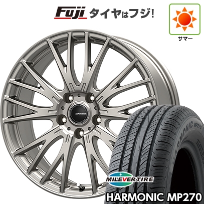 【新品国産車用 5穴114.3車】 夏タイヤ ホイール4本セット 205/55R16 ミレバー ハーモニック MP270(限定) コーセイ クレイシズ SE48 16インチ