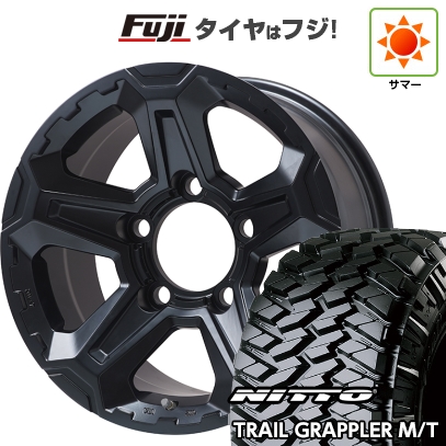 NT - 【新品】ランクル70(GDJ76W) 夏タイア 銀輪4本仕かける 285/75R16 ニットー トレイルグラップラー M/T プレ入り合わせる エステラ-L70 16in