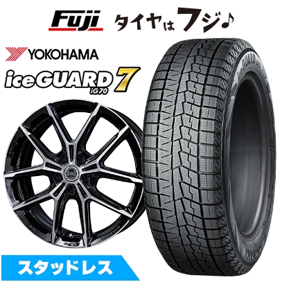 新品 40系アルファード スタッドレスタイヤ ホイール４本セット 225/55R19 ヨコハマ アイスガード7 セブンIG70 スマック +EK M1 トヨタ 19インチ