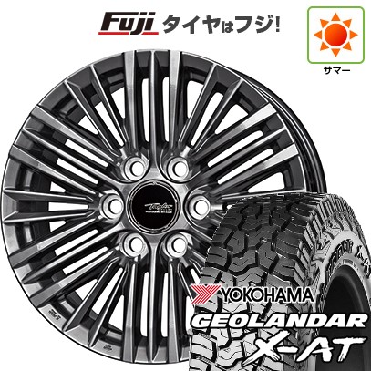 GEOLANDAR - 【新品】ランクル300 夏タイア 銀輪４本仕かける 265/65R18 ヨコハマ ジオランダー X-AT G016 共豊 テイラー TL-1 トヨタ・レクサス専用 18in
