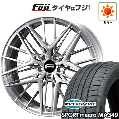 【新品国産車用 5穴114.3車】 夏タイア 車輪4本仕掛ける 255/35R20 ミ生き胆 運動競技マクロ命令 MA349（押さえる） SILK BLAZE ファヴォーレ F535 20in 夏タイヤ、ホイールセット-自動車