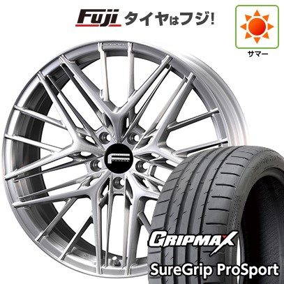 新品国産車用 5穴114.3車 夏タイア 銀輪4本仕掛ける 245/40R20 GRIPMAX SURE GRIP PRO SPORT BSW ケースペック SILK BLAZE ファヴォーレ F535 20in