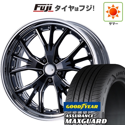 【新品国産車用5穴114.3】 | 夏タイヤ ホイール4本セット | 225/45R19 | グッドイヤー Assurance Maxguard(限定) | エムズスピード JJランチャ 19インチ