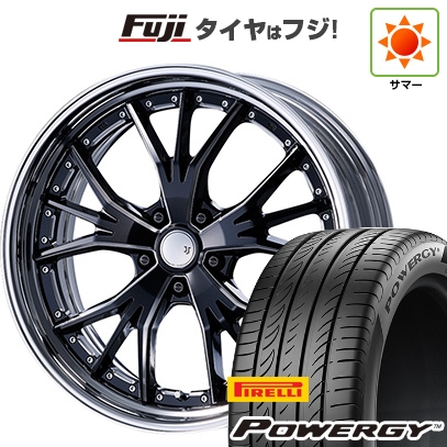 【新品国産車用5穴114.3】 | 夏タイヤ ホイール4本セット | 235/55R19 | ピレリ パワジー | エムズスピード JJランチャ | 19インチ