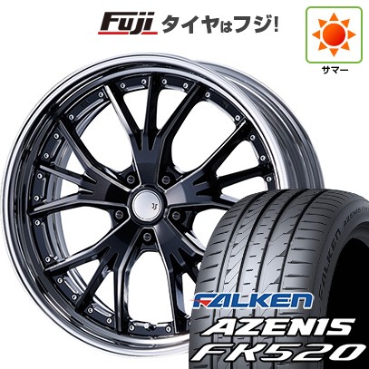 【新品国産車用 5穴114.3車】 夏タイヤ ホイール4本セット 245/40R20 ファルケン アゼニス FK520L エムズスピード JJランチャ 20インチ