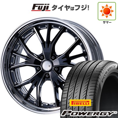 【新品国産車用 5穴114.3車】 夏タイヤ ホイール4本セット 245/35R20 ピレリ パワジー エムズスピード JJランチャ 20インチ