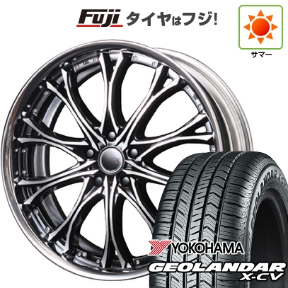 【新品国産車用5穴114.3】 | 夏タイヤ ホイール4本セット | 235/55R19 | ジオランダー X-CV G057 | エムズスピード JJクロモ フルリバースリム 19インチ