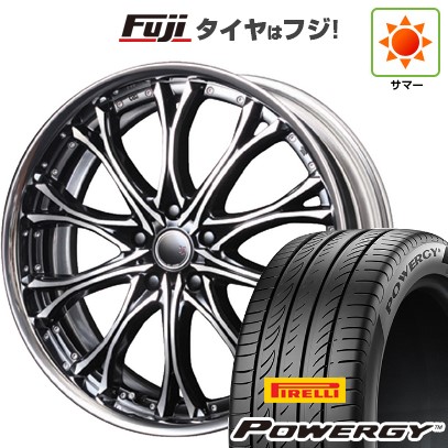 【新品国産車用 5穴114.3車】 夏タイヤ ホイール4本セット 245/40R20 ピレリ パワジー エムズスピード JJクロモ フルリバースリム 20インチ