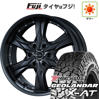 【新品】プラド 夏タイヤ ホイール4本セット 275/55R20 ヨコハマ ジオランダー X-AT G016 エムズスピード ジュノウ クリスタルライン 20インチ