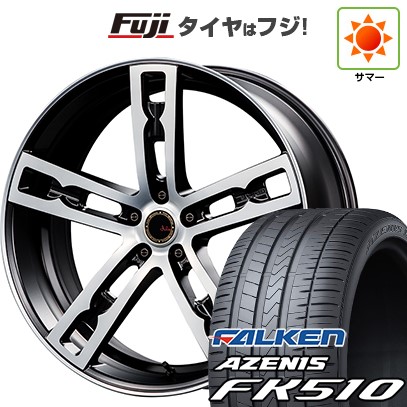【新品国産車用 5穴114.3車】 夏タイヤ ホイール4本セット 215/35R19 ファルケン アゼニス FK510 エムズスピード ジュリア 555モノブロック 19インチ