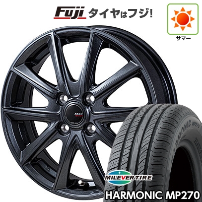 【新品国産車用4穴100】 | 夏タイア 車輪4本仕掛ける | 175/70R14 | ミ生き胆 ハーモニック MP270(押さえる) | モンツァ ZACK Sport-FT | 5J 14in 夏タイヤ、ホイールセット-自動車