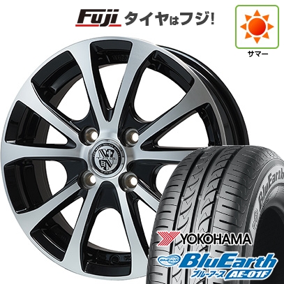 【新品国産車用4穴100】 | 夏タイヤ ホイール4本セット | 175/65R14 | ヨコハマ ブルーアース AE-01F | ビッグウエイ TRG-バーン XPII | 5J 14インチ