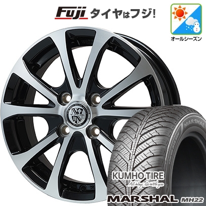 新品国産車用4穴100】 | オールシーズンタイヤ ホイール4本セット 185 