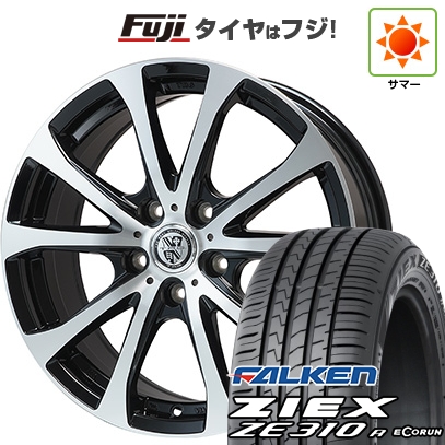 【新品】フリード 5穴/114 | 夏タイヤ ホイール4本セット | 185/65R15 | ファルケン ジークス ZE310R エコラン(限定) | TRG-バーン XPII | 15インチ