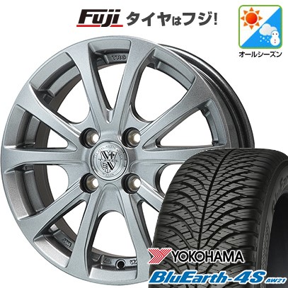 BluEarth - 張り裂ける言いはなつ付き添い人 新品 軽自動車 N-BOX タント スペーシア オール時季タイア 銀輪4本仕かける 155/65R14 青味地びた 4S AW21 TRG-バーンII 14in