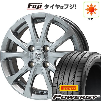 【新品国産車用 4穴100車】 夏タイヤ ホイール4本セット 185/65R15 ピレリ パワジー ビッグウエイ TRG-バーンII 15インチ