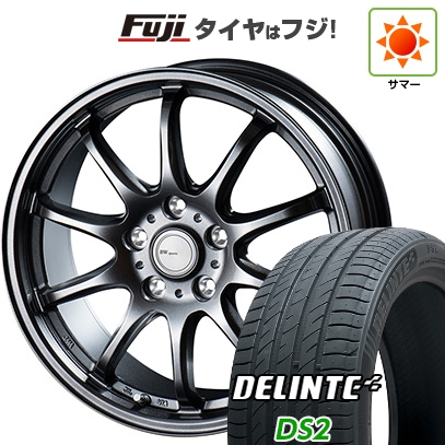 DELINTE - 【新品国産車用5穴100】 | 夏タイア 銀輪4本仕かける | 215/45R17 | デリンテ DS2(押さえる) | ビッグウエイ BW運動競技 ZT10 | 7J 17in