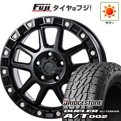 【新品国産車用 6穴139.7車】 夏タイヤ ホイール4本セット 285/60R18 ブリヂストン デューラー A/T002 RBL トライスター MKW M205 JP Spec 18インチ