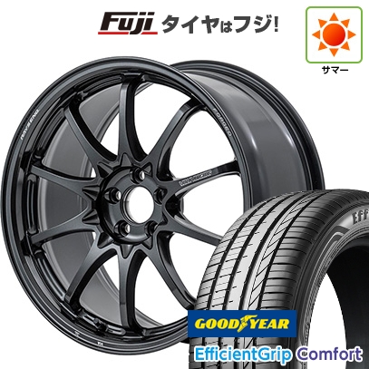 【新品国産車用5穴114.3】 | 夏タイヤ ホイール4本セット | 215/45R18 | グッドイヤー EfficientGrip Comfort(限定) | CE28N-plus 18インチ