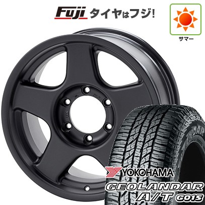 【新品国産車用 6穴139.7車】 夏タイヤ ホイール4本セット 285/70R17 ヨコハマ ジオランダー A/T G015 OWL/RBL 4X4エンジニア ブラッドレー V 17インチ
