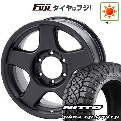 ニットータイヤ - 【はち切れる引き請ける付き添い人】【新品】プラド/ハイラックス 夏タイア 車輪4本仕掛ける 265/65R17 ニットー リッジグラップラー 4X4科学技術者 ブラッドレー V 17in タイヤ、ホイール-車、バイク、自転車-自動車