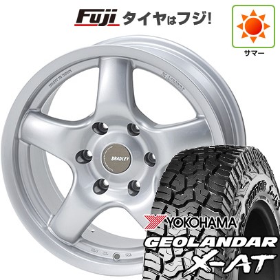 【新品】プラド/ハイラックス 夏タイヤ ホイール4本セット 265/65R17 ヨコハマ ジオランダー X-AT G016 4X4エンジニア ブラッドレー パイ 17インチ