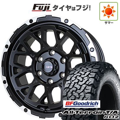 【新品】プラド/ハイラックス | サマータイヤ ホイール4本セット | 35X12.5R17 | BFG オールテレーンT/A KO2 RWL/RBL | エアージー ロックス | 17インチ