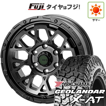 【新品国産車用 6穴139.7車】 夏タイヤ ホイール4本セット 285/70R17 YOKOHAMAジオランダー X-AT G016 4X4エンジニア エアージー ロックス 17インチ