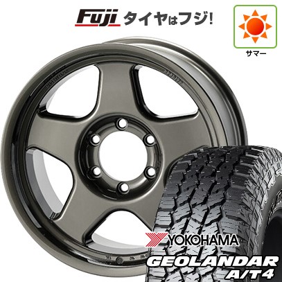 【新品国産車用 6穴139.7車】 夏タイヤ ホイール4本セット 265/65R18 ヨコハマ ジオランダー A/T4 G018 OWL/RBL 4X4エンジニア ブラッドレー V 18インチ