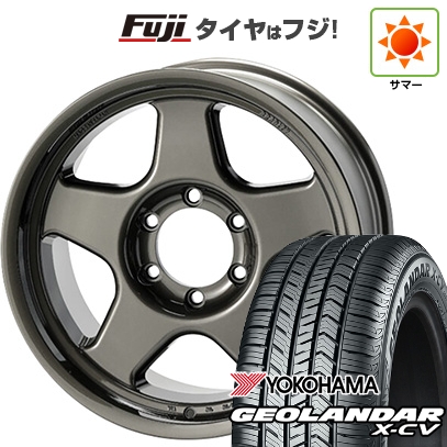 GEOLANDAR - 新品 ランクル250 夏タイア 車輪4本仕掛ける 265/70R18 ヨコハマ ジオランダー X-CV G057 フォーバイフォーエンジニア ブラッドレー V 8.5J 18in 夏タイヤ、ホイールセット-自動車